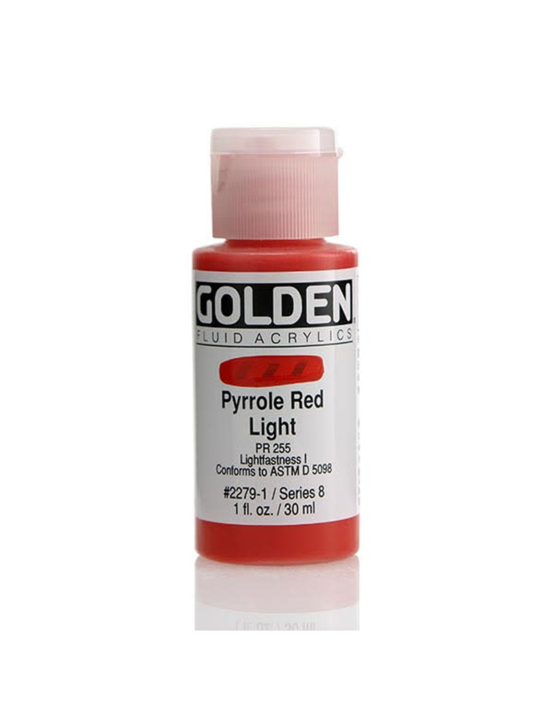 Golden Fluid Pyrrole Red Lt. 1 oz Series 8