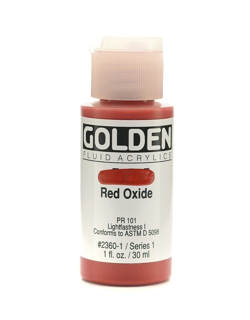 Golden Fluid Red Oxide  1Oz