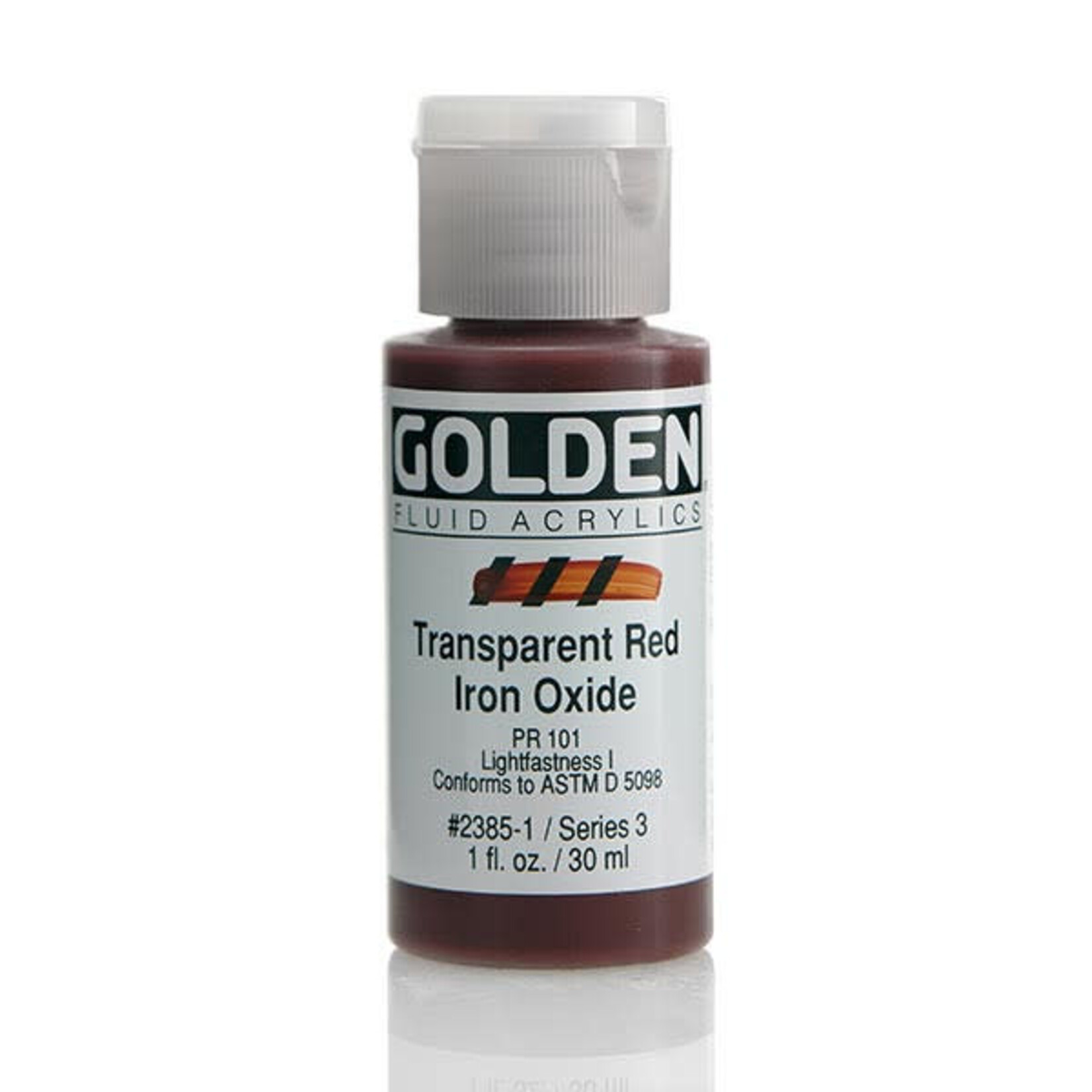 Golden Fluid Trans. Red Iron Oxide 1 oz Series 3
