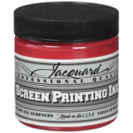 Jacquard Pro Screen Print Ink 4Oz Op Red