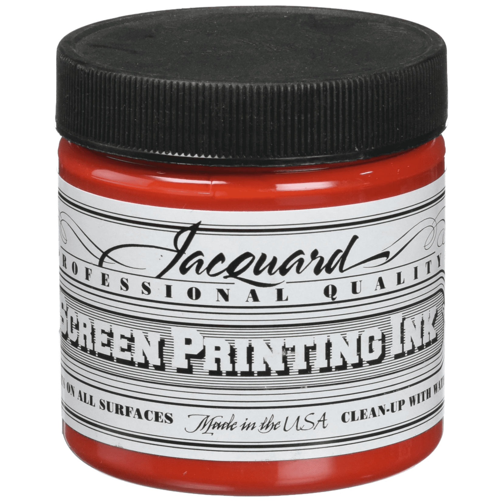 Jacquard Pro Screen Print Ink 4Oz  Bright Red