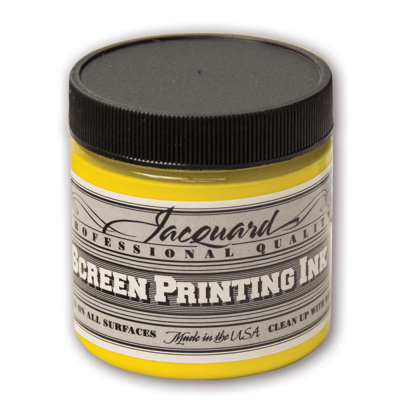 Jacquard Pro Screen Print Ink 4oz Opaque Yellow