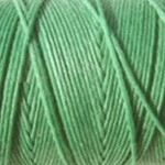 Crawford Waxed Linen Thread Emerald Green 2Ply/50 Gram X 190Yard