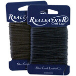 Real Leather Waxed Thread 25 Yds. Black