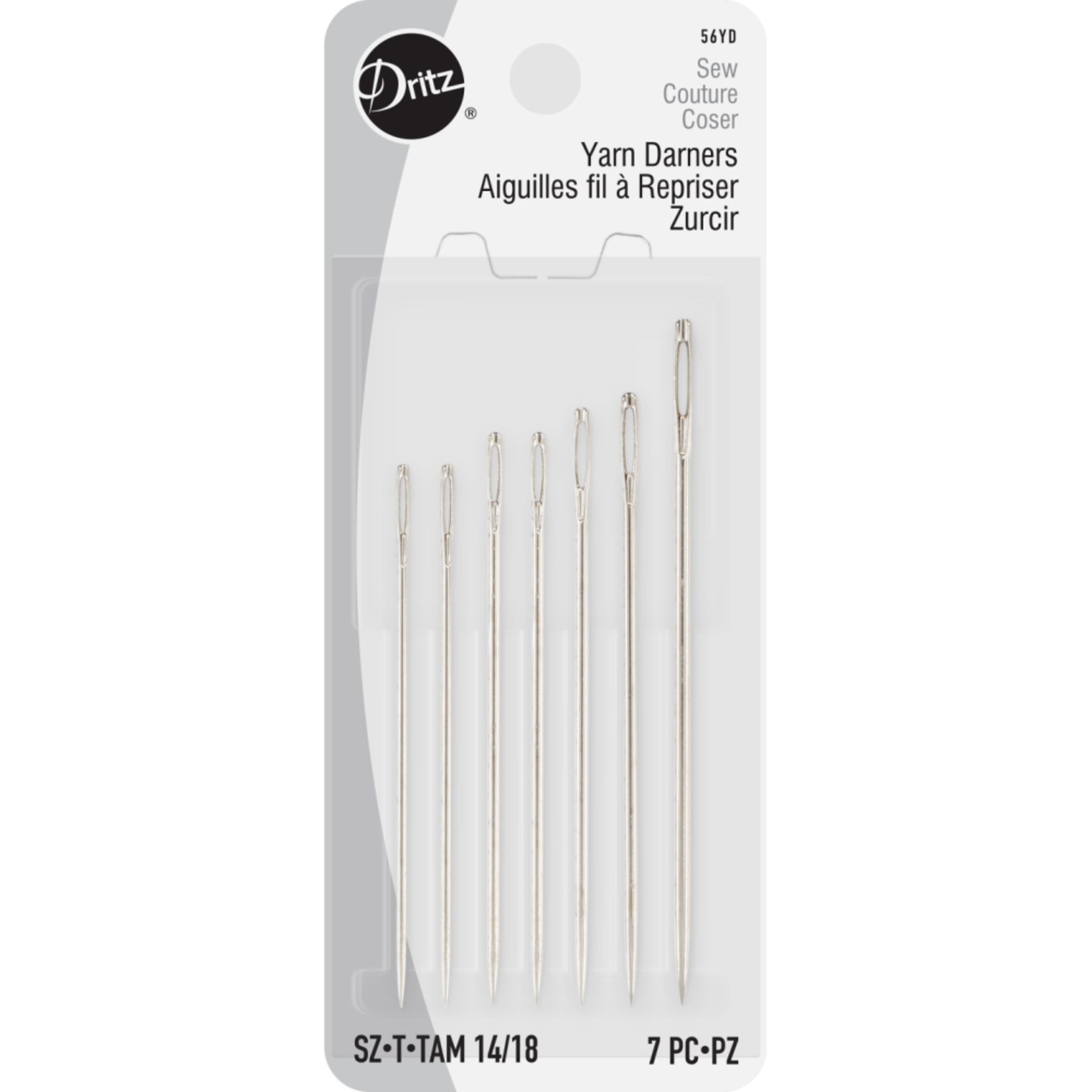 DRITZ NOTI YARN DARNING NEEDLE SZ14/18