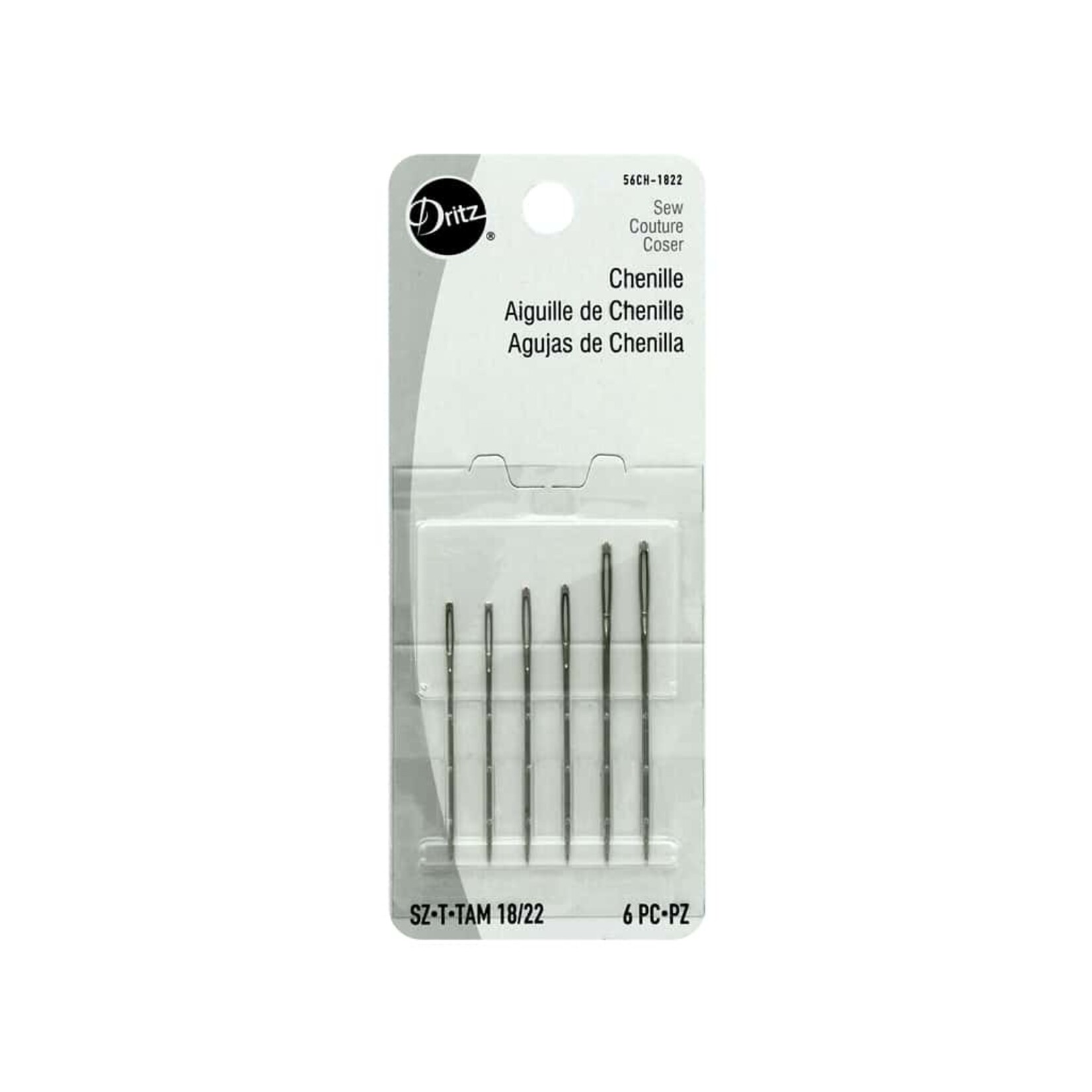 Dritz CHENILLE NEEDLES SZ 18/22
