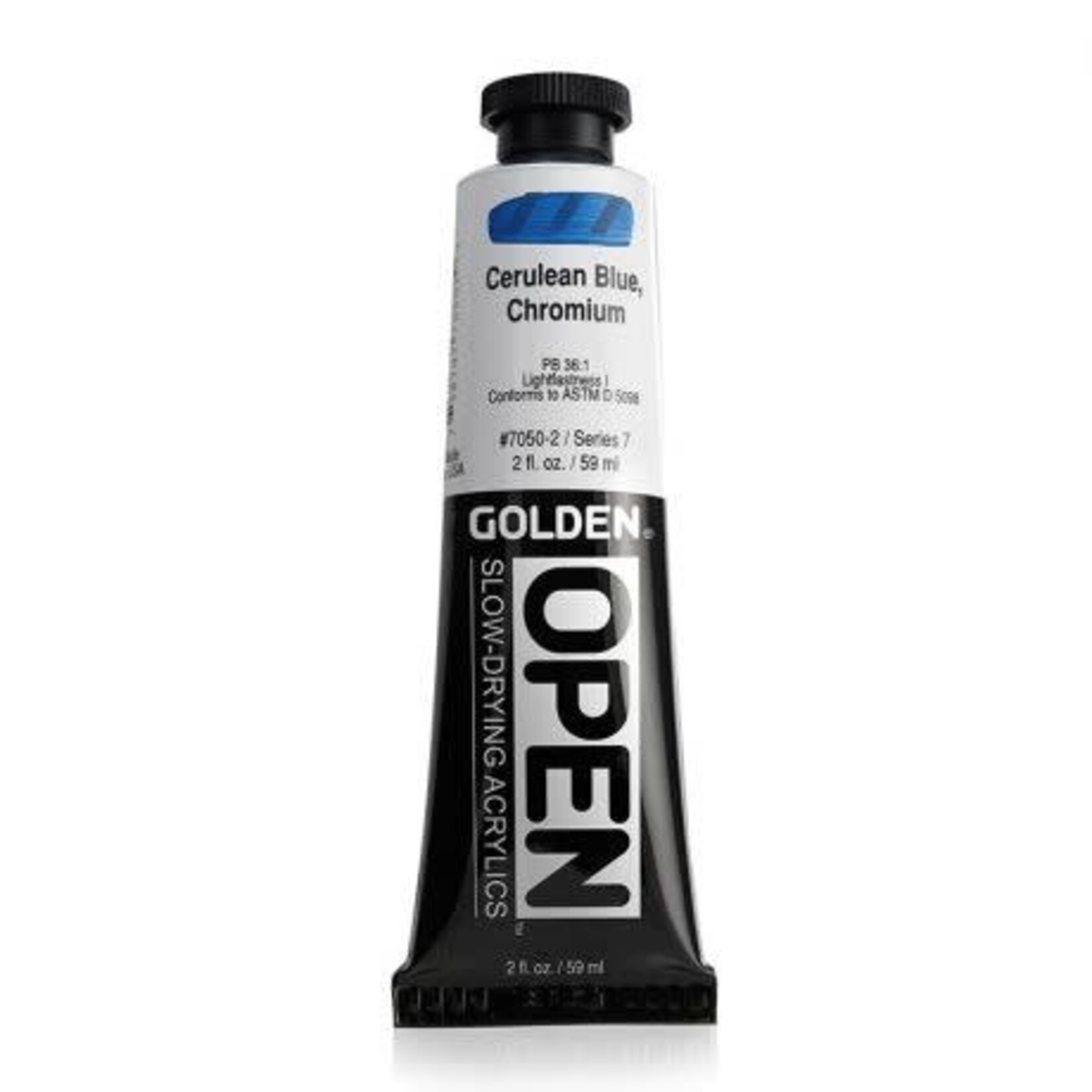 Golden HB Cerulean Blue Chromium 2 oz tube Series 7