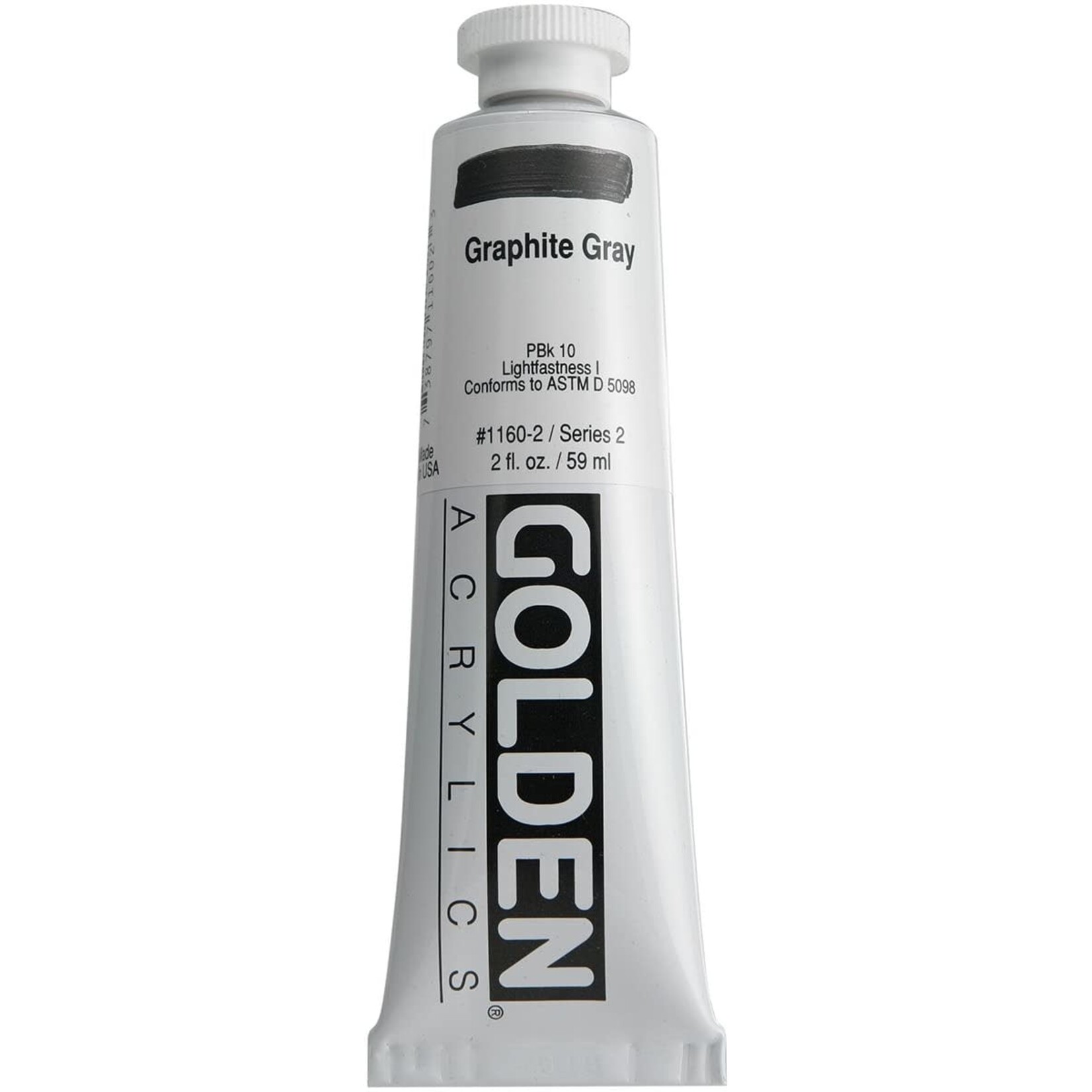 Golden HB Graphite Gray 2 oz tube Series 2
