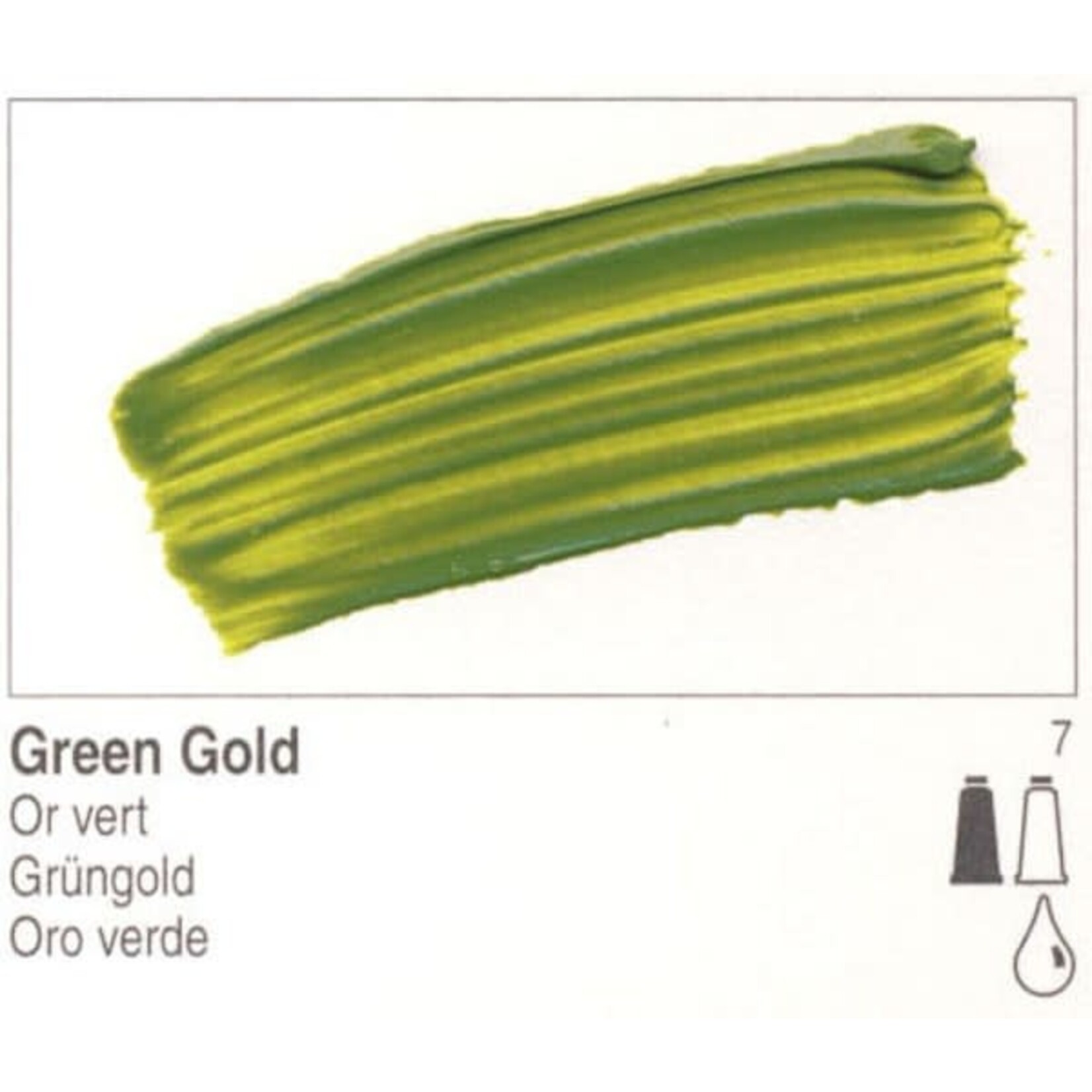 Golden HB Green Gold 2 oz tube Series 7