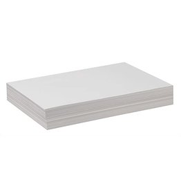Pacon White Sulphite Drawing Paper Sheet, 12'' x 18'' Medium Weight