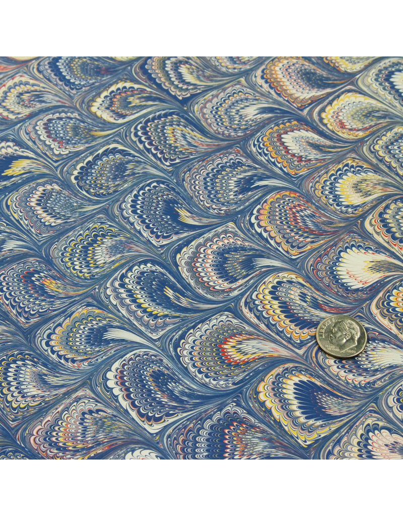 Talas Italian Marbled Paper Ff Blue 4 Mica Store