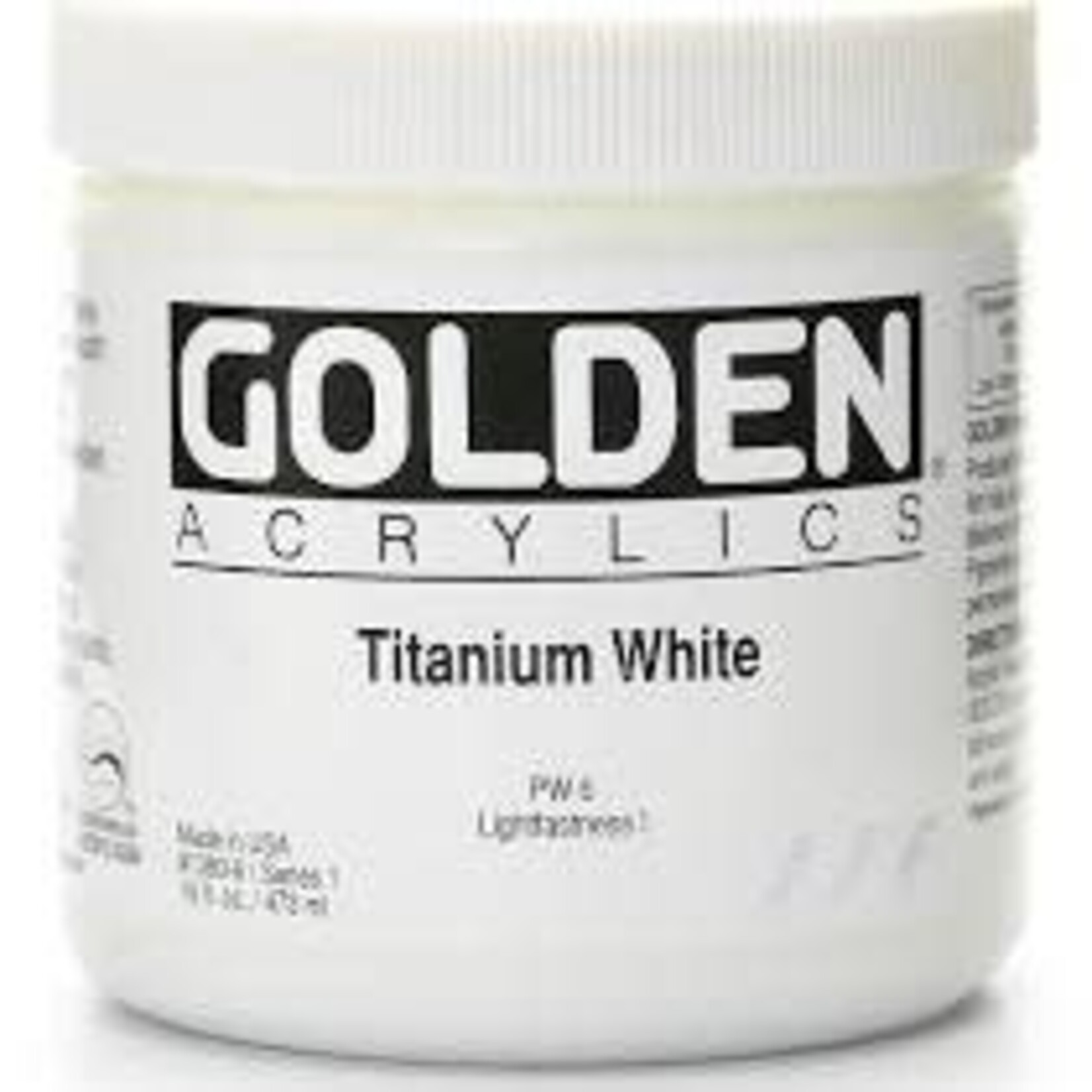 Golden Hb Titanium White Jar- 16 oz