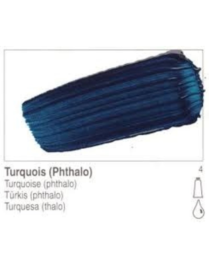 Golden Hb Turquois (Phthalo) 2oz Tube-2