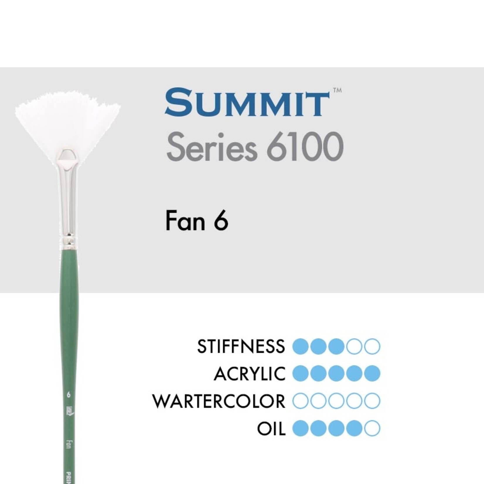 Princeton Summit Synthetic Bristle Fan 6