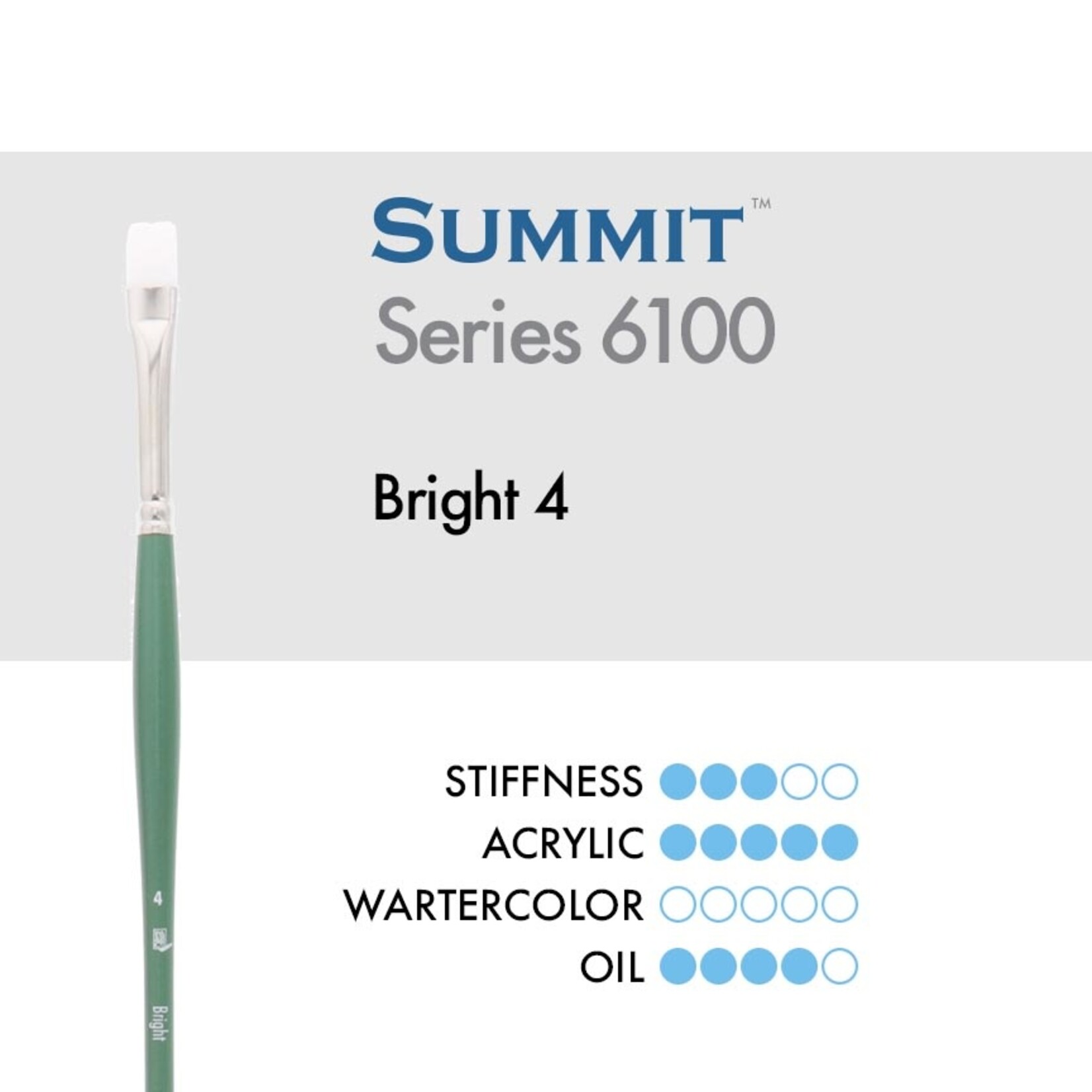 Princeton Summit Synthetic Bristle Bright 4