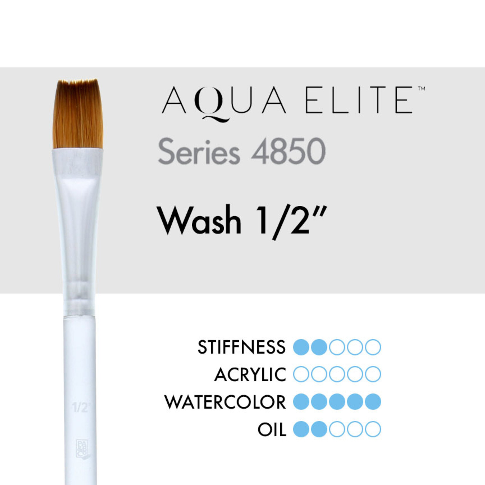 Princeton Aqua Elite SH Wash 1/2 in