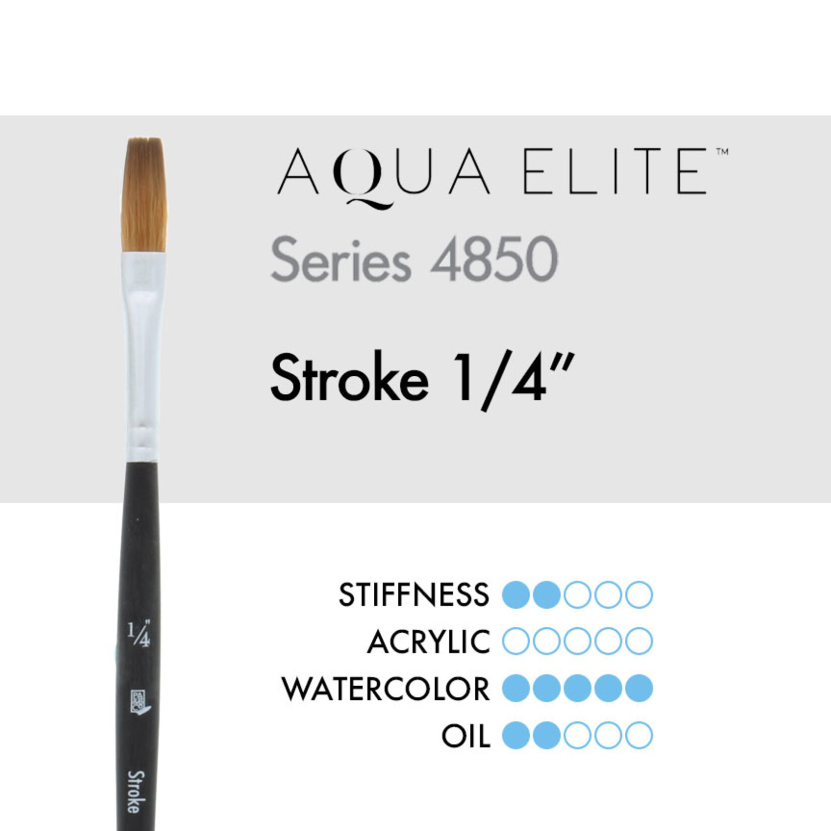 Princeton Aqua Elite Stroke 1/4 in