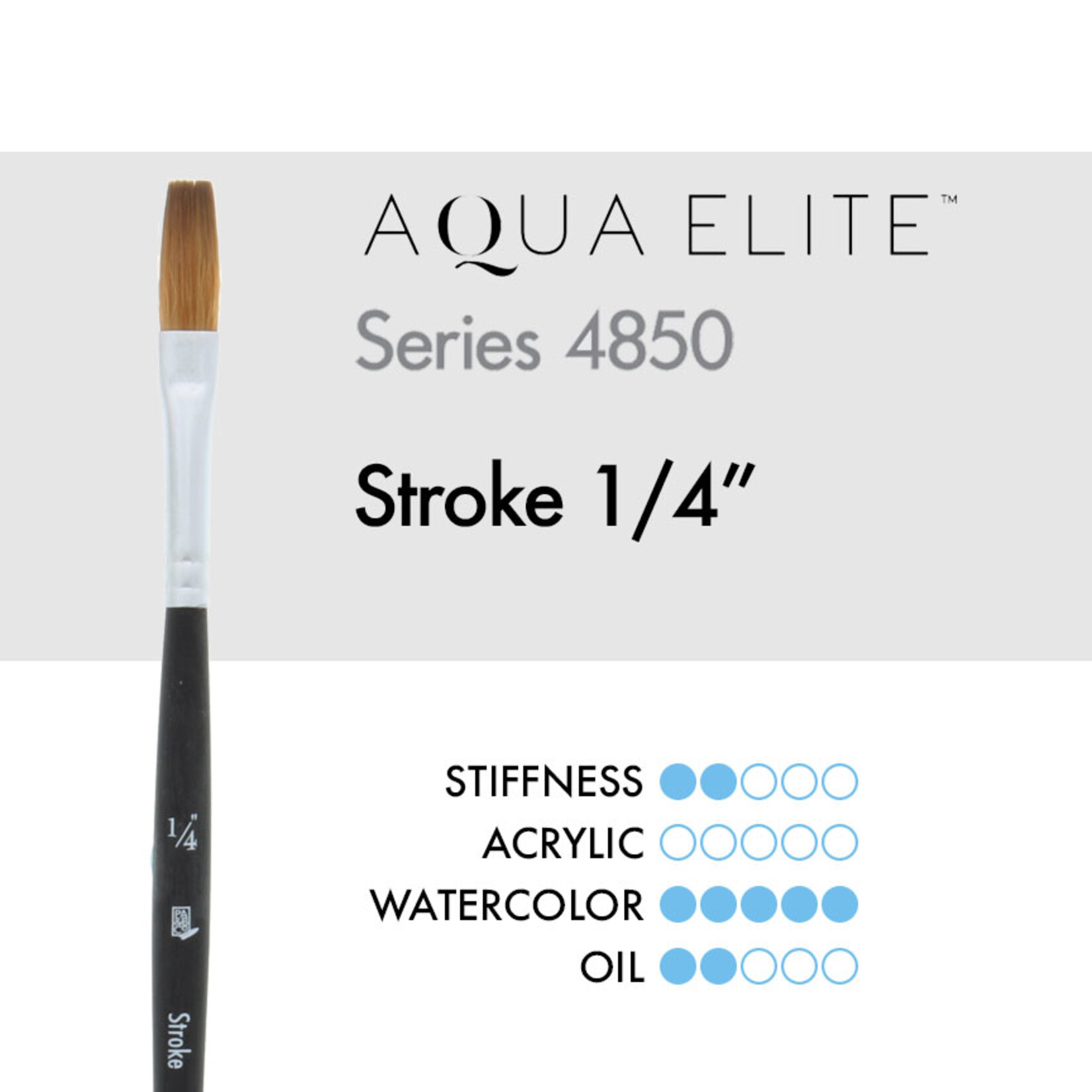 Princeton Aqua Elite Stroke 1/4 in