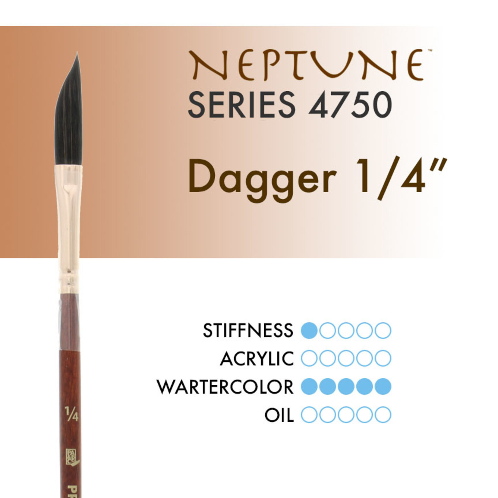 Princeton Neptune Syn Squirrel Dagger 1/4