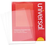 Universal Transparent Sheets, B&W Laser/Copier, Letter, Clear, 100/Pack
