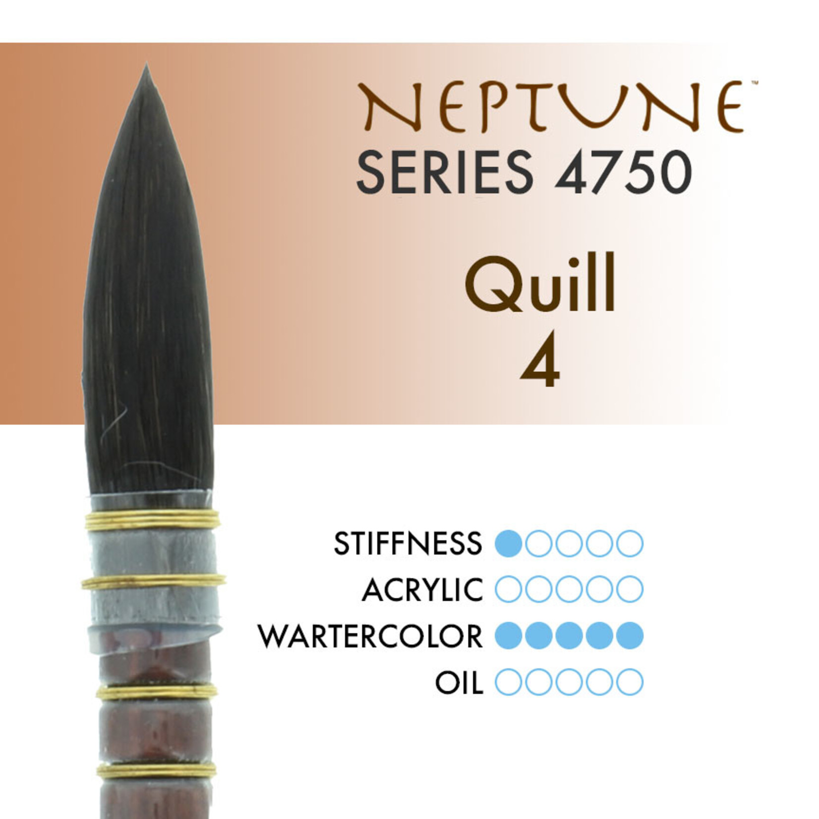 Princeton Neptune Syn Squirrel Quill 4