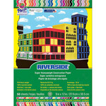 Pacon Riverside Construction Paper, 9'' X 12'', Assorted Colors