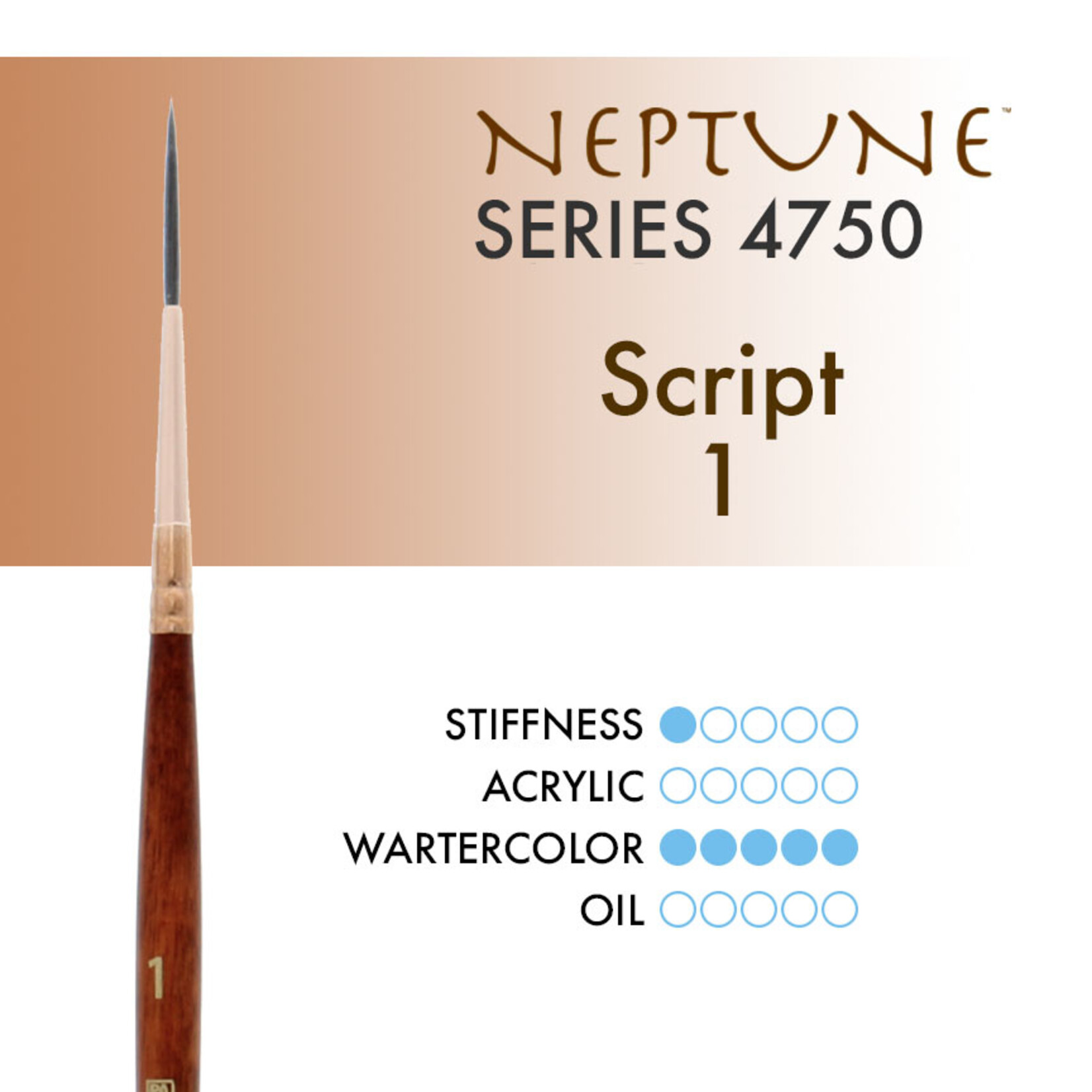 Princeton Neptune Syn Squirrel Script liner 1