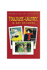 Dover Fine Art Stickers, Toulouse Lautrec