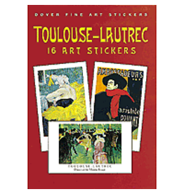 Dover Fine Art Stickers, Toulouse Lautrec