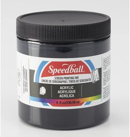 Speedball Acrylic Screen Printing Ink Black 8oz