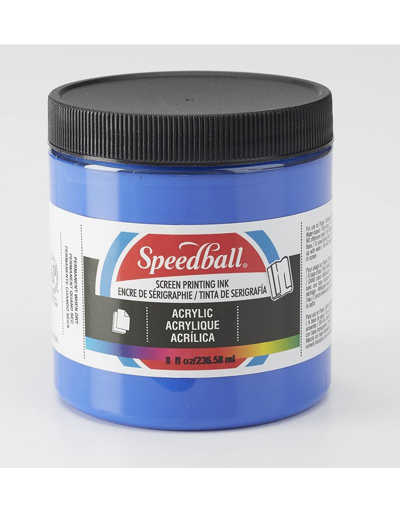 Speedball Acrylic Screen Printing Ink Ultra Blue 8oz