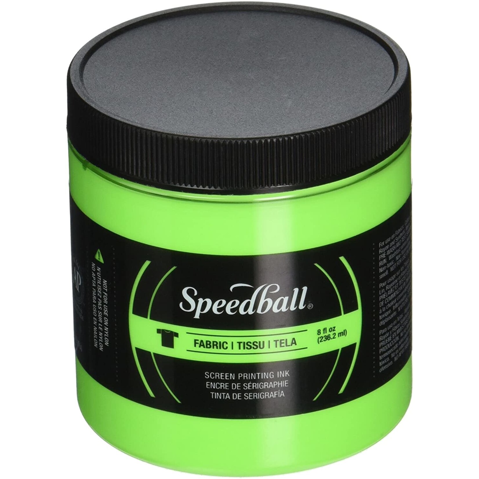 Speedball Fluorescent Screen Printing Ink Lime Green 8oz