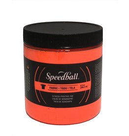 Speedball Fluorescent Screen Printing Ink Orange 8oz