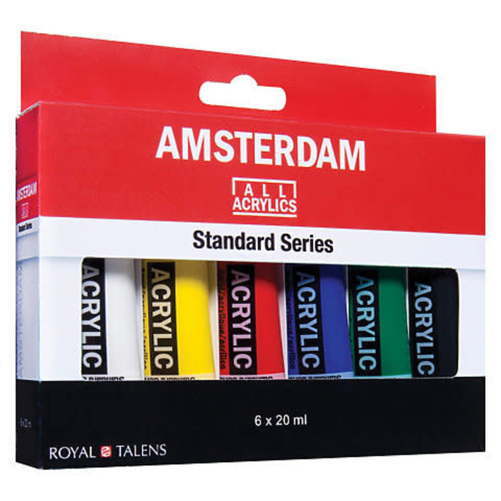 Talens Amsterdam Standard Acrylic Set, 6 Color Set - 20Ml