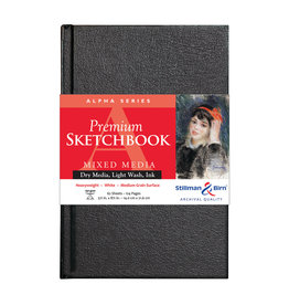 Stillman & Birn Alpha Series Premium Hard-Cover Sketch Books, Hard-Bound, 5.5" x 8.5" - 100 lb. (150gsm) 60 sheets