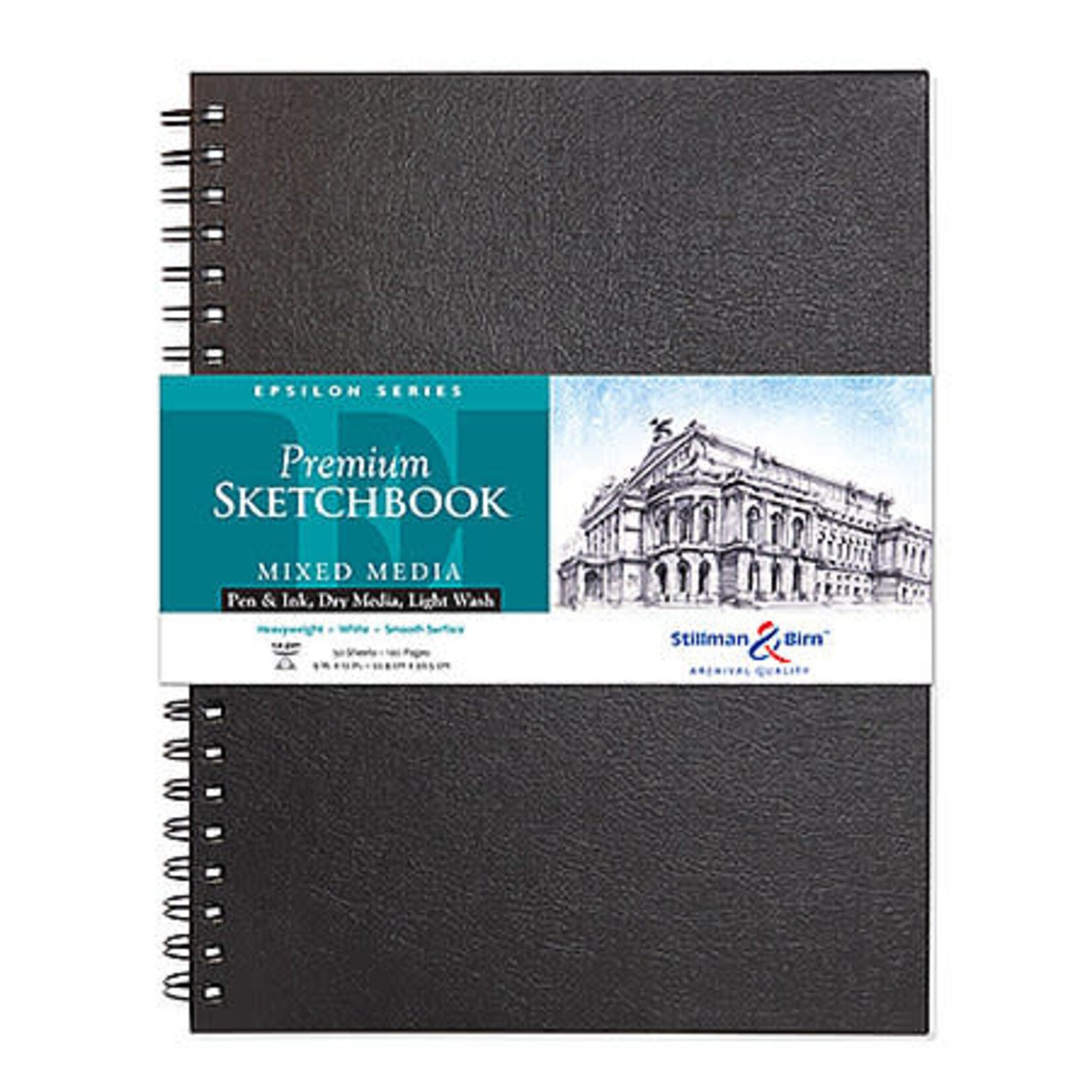 Stillman & Birn Epsilon Series Premium Soft-Cover Sketch Books, 5.5" x 8.5" - 46/Sht. 100 lb. Soft Bound