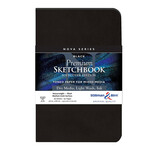 Stillman & Birn Nova Series Soft-Cover Sketch Books, Black 5.5" x 8.5