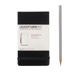 Leuchtturm Leuchtturm - Pocket Notepad (A6) Black / Hardcover / Plain