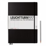Leuchtturm Leuchtturm - Master Slim (A4+) - 123 pages Black / Plain