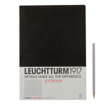 Leuchtturm Leuchtturm Black, Jottbook A4, Squared