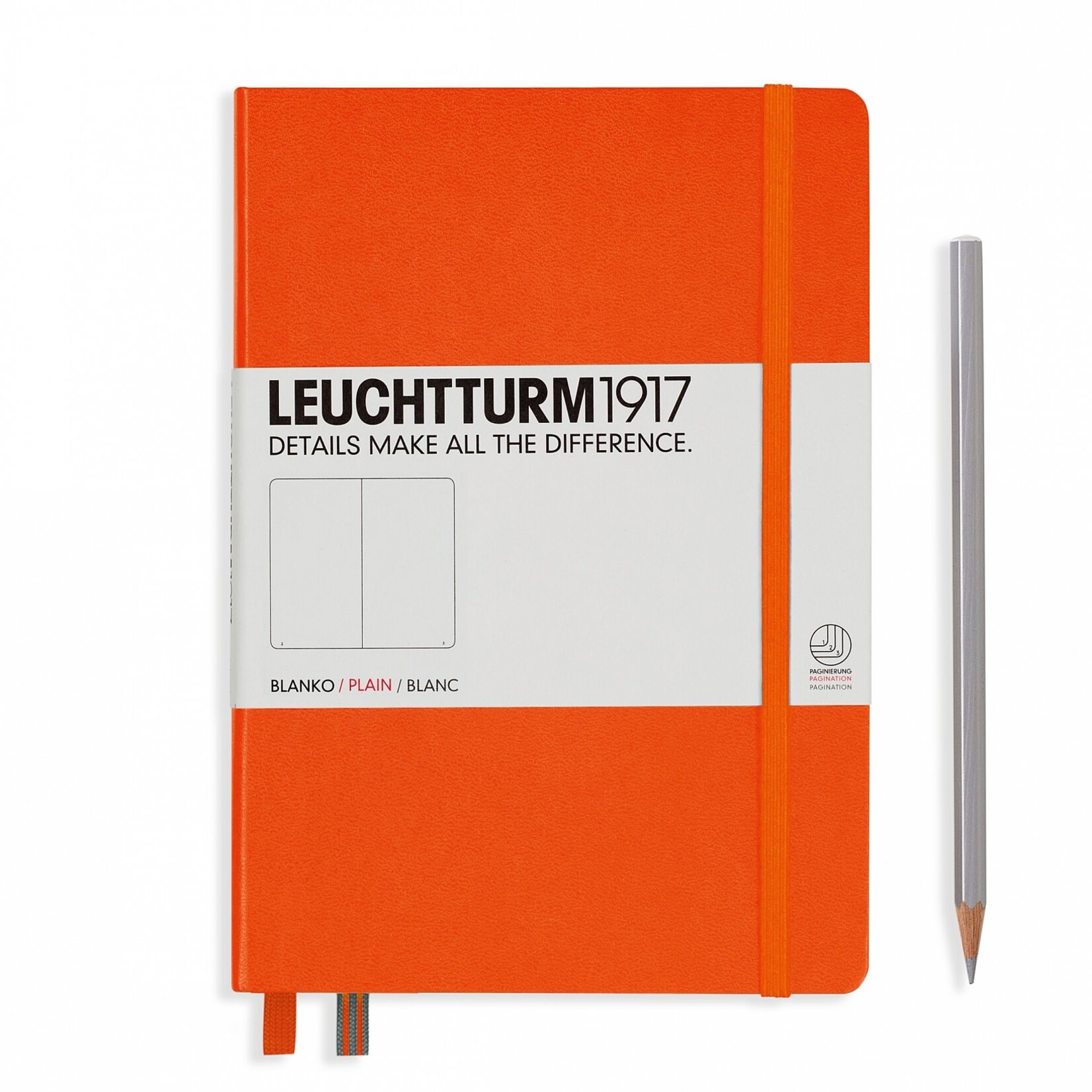Leuchtturm Leuchtturm Orange, Medium, Plain