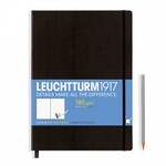 Leuchtturm Leuchtturm , Sketchbook Master, 150gsm, Black, Plain