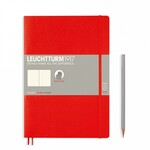 Leuchtturm Leuchtturm Red, Softcover, Composition (B5), Plain