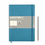 Leuchtturm Leuchtturm Nordic Blue, Softcover, Composition (B5), Plain