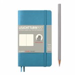 Leuchtturm Leuchtturm Nordic Blue, Softcover, Pocket (A6), Plain