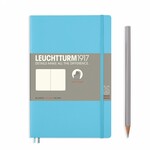 Leuchtturm Leuchtturm Ice Blue, Softcover, Paperback (B6+), Plain