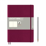 Leuchtturm Leuchtturm Port Red, Softcover, Composition (B5), Plain