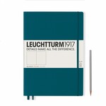Leuchtturm Leuchtturm - Master Slim (A4+) - 123 pages Pacific Green / Plain