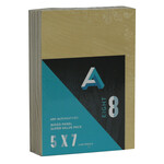 Art Alternatives Wood Panel Super Value Packs Uncradled, 5'' X 7'' 8/Pkg.