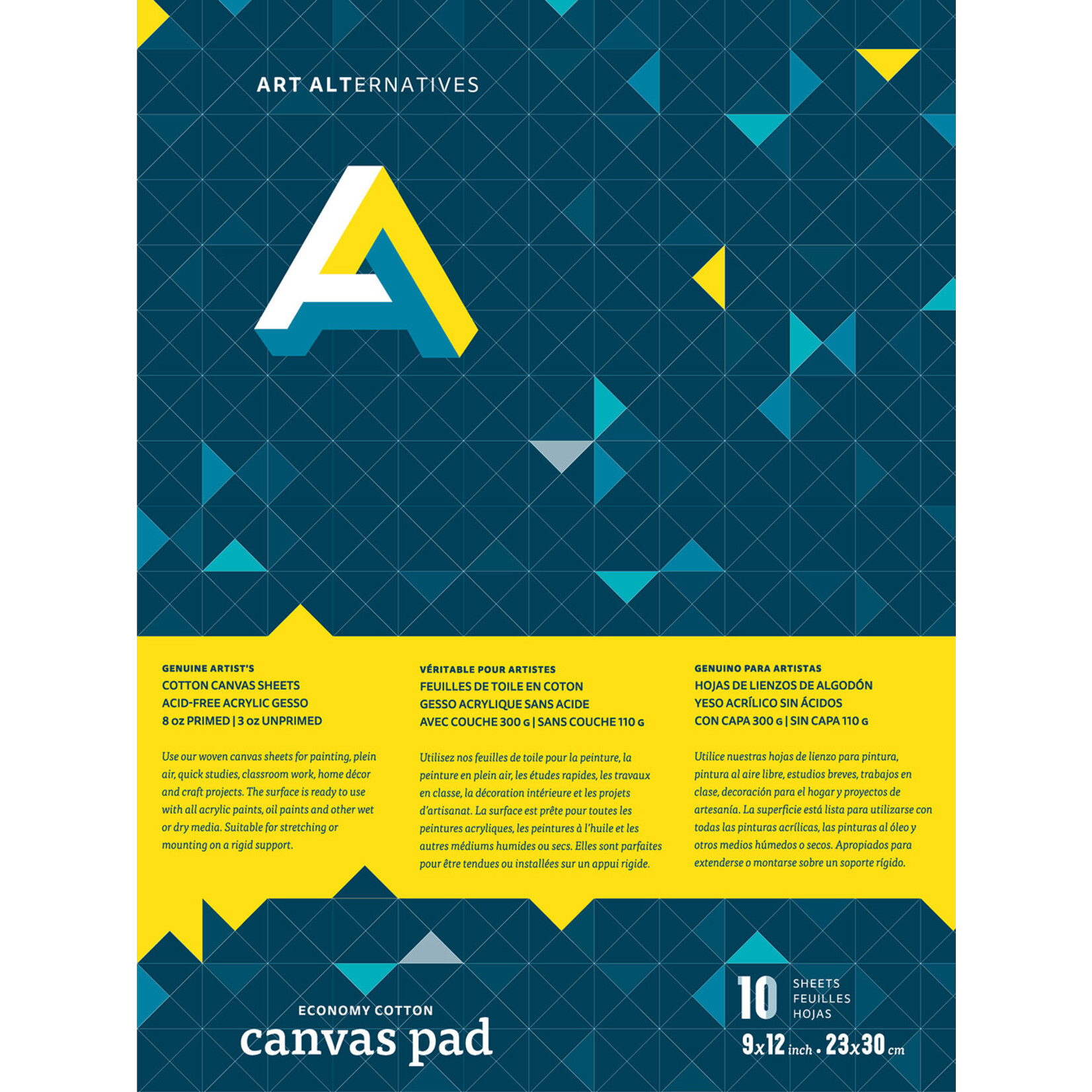 Art Alternatives Canvas Pad  9X12